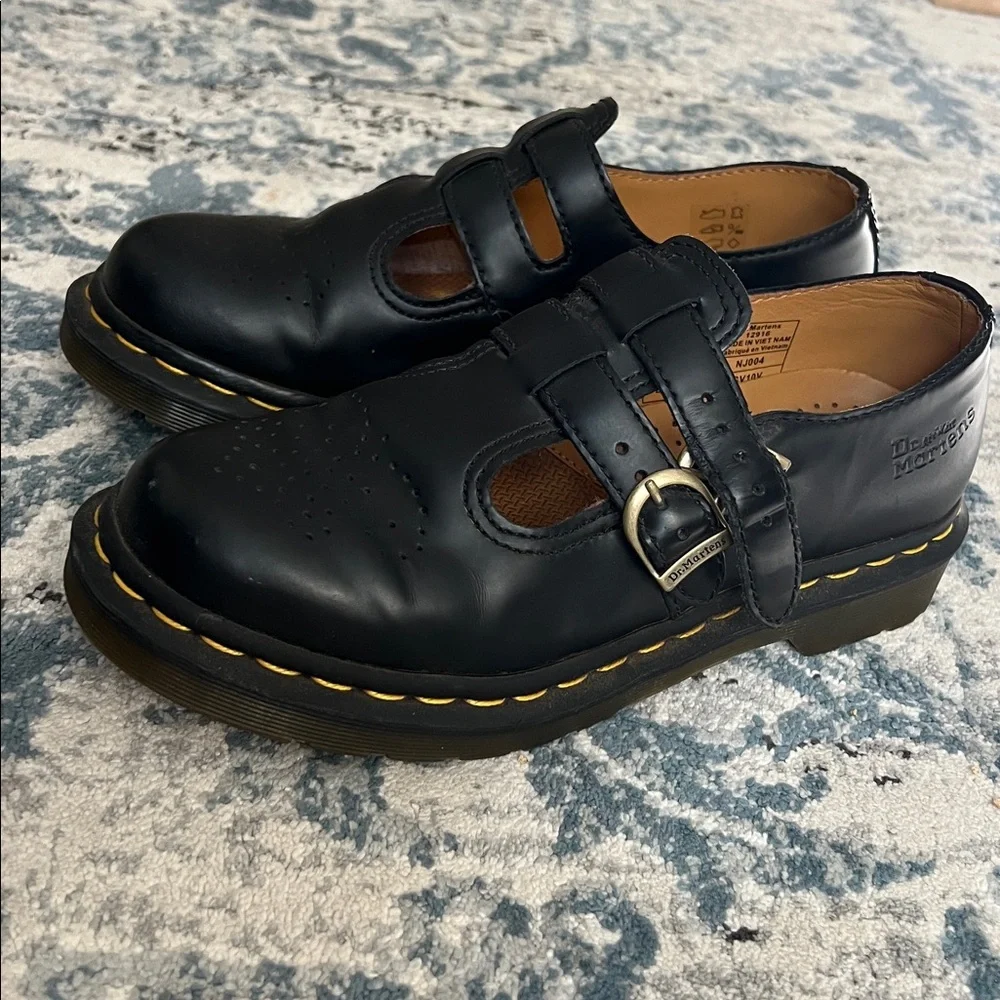 Dr. Martens Black Mary Jane Shoes - Picture 2 of 6